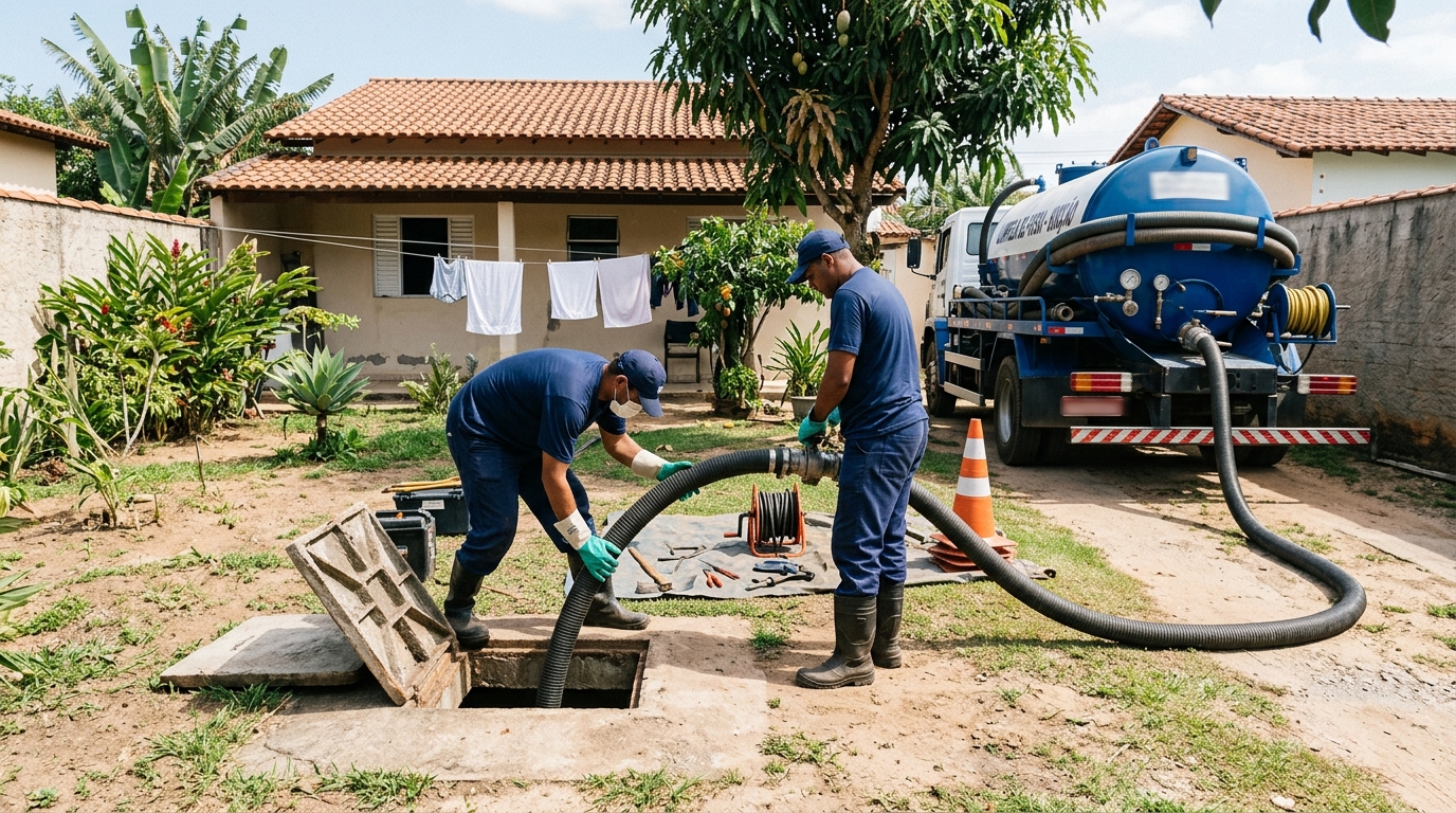 Limpeza de fossa séptica em Curitiba-PR