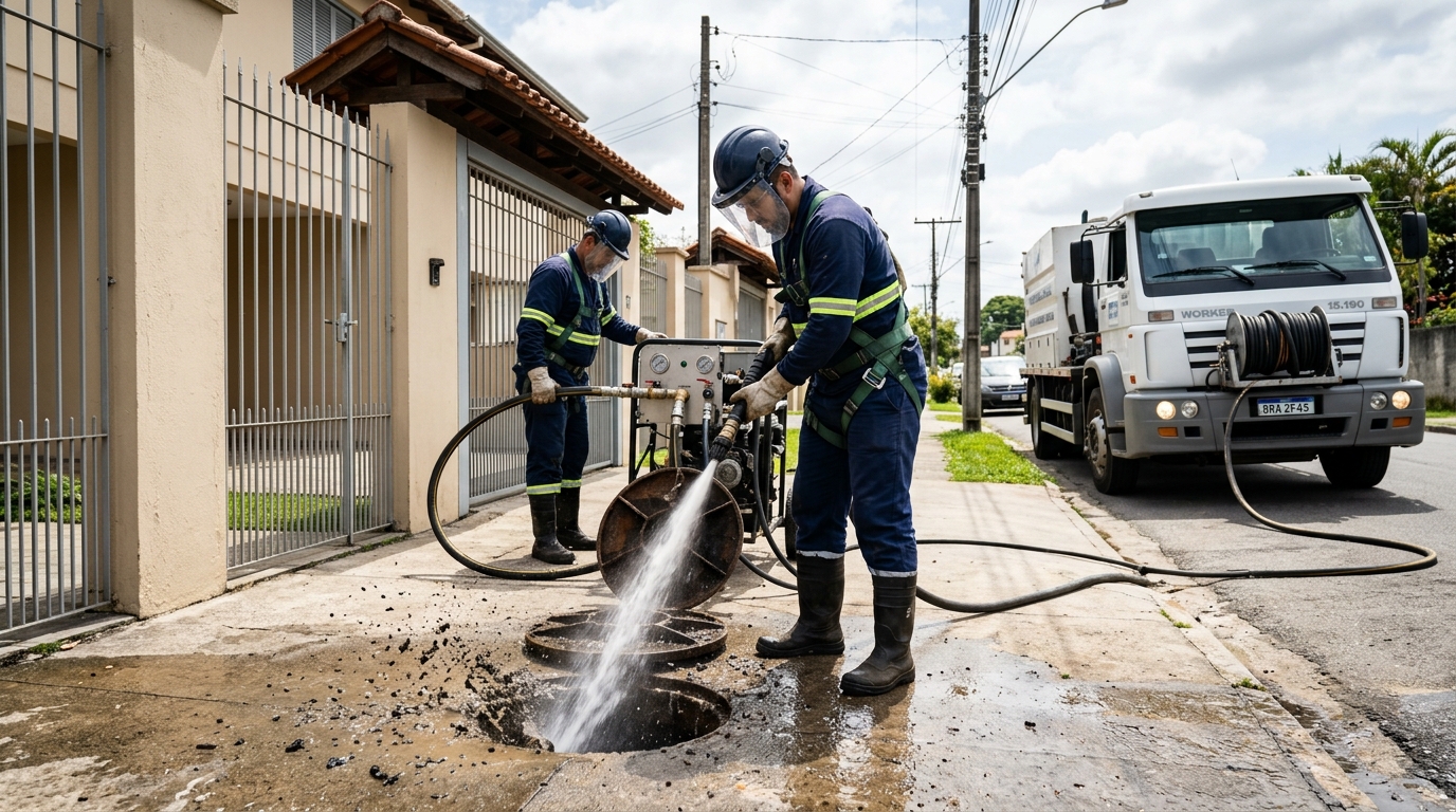 Hidrojateamento em Curitiba-PR