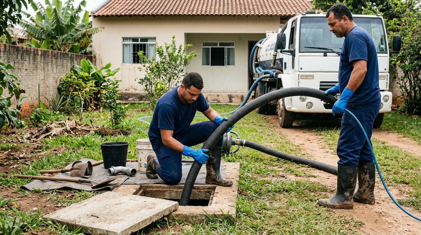 Esgotamento de fossa em Curitiba-PR